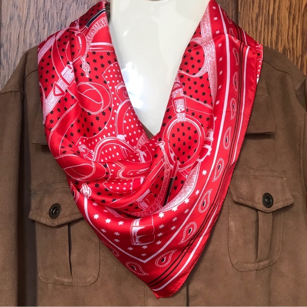 Scarf Square Print Square Scarf bandanna
